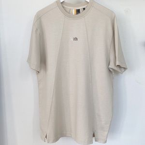 kith garment dyed paneled tee